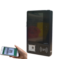 Terminal de paiement Android à écran tactile avec scanner de code QR, prise en charge de la caméra, paiement par bus sur les transports publics, système de paiement sans contact