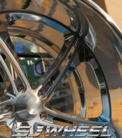 Jantes forgées SJ 6061-T6 en 2 parties, à déport profond, de 18 à 26 pouces, 5x120, pour Cadillac Deville, Chevy Chevelle