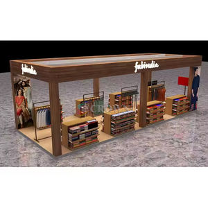 Display All Over Cartoon Printing Design Cabinet Zip - up Dress Kiosk Fixtures <strong>Layette</strong> <strong>Store</strong> Design Cotton Garment Kiosk OEM - Product Image 1