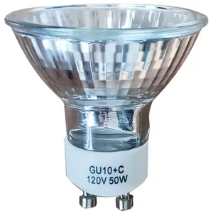 GU10 Halogenlampen Innen beleuchtung Halogenlampe 220-240V Infrarot-Heiz lampe Glas Aluminium Gu10/ Gz10 Beleuchtung 2800/ 3200k