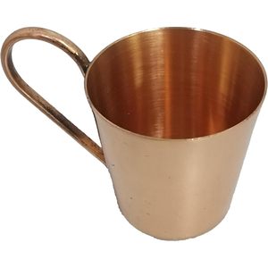 PARIJAT Artisanat Authentique Cuivre Massif Mini Moscow Mule Verre à liqueur Tasse/Tasse/Verre Unique Pack de 1 - Product Image 3