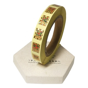 맞춤형 자체 접착 담배 및 알코올 포장 변조 방지 QR 코드 홀로그램 보안 핫 스탬핑 호일 라벨 - Product Image 3