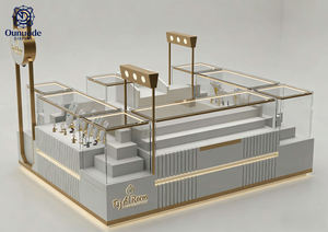 Luxury Modern Custom Jewelry Display for <b>with</b> LED Glass Cabinet | Turnkey Retail Shopfitting Solution - Product Image 2