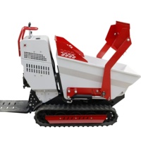 Chinesischer Automatischer Raupenkipper 4x4 Kleiner Transporter Mini-Dumper Crawler Mini-Dumper