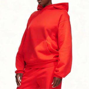 Sudadera con Capucha de Algodón Grueso de 420 g/m², Diseño de Patrón Web 1 a 1, Estampado Puff, Estilo Urbano, Hombros Caídos, Sudadera Holgada para Hombre - Product Image 6