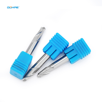 DOHRE Hrc50 longue durée de vie CNC Machine Outils de coupe 2 cannelures Fraise en bout pour aluminium