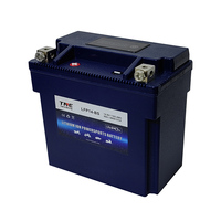 Batterie de démarrage pour moto LFP 12V 6Ah/8Ah 360A/480A CCA LFP14-BS Semi-solide 2000-Cycle -20-60 Dirt Bike ATV UTV