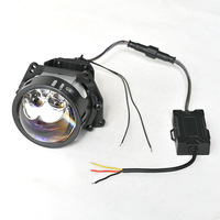 90W haute puissance super lumineuse LED double lentille 12V nouveaux phares de voiture 3 pouces double lumière laser directe intégrée