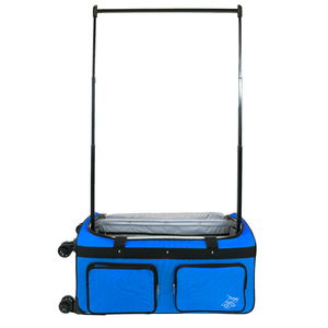 Échantillon gratuit : Grand sac de voyage avec roulettes et barre télescopique, sac à dos de sport d'extérieur, sac de danse avec support pour costumes et couvercle de protection - Product Image 1