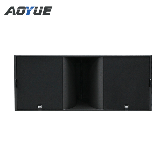 KA28 powered double 18 inch outdoor subwoofer activo de 18 pulgadas