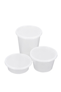 Plastic Deli <b>Containers</b> with Lids 8oz 16oz 32oz Leakproof BPA Free Microwave Safe Food Storage Made in Vietnam - Product Image 4