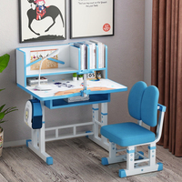 Mobilier pour Enfant Unique Ergonomique à Hauteur Réglable, Table d'Étude et Chaise pour Enfants