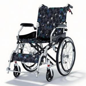 Silla <span class=keywords><strong>de</strong></span> Ruedas Manual Portátil con Respaldo Plegable, Dispositivo <span class=keywords><strong>de</strong></span> Asistencia para <span class=keywords><strong>Ancianos</strong></span>, Cuidado en el Hogar y Hospital - Product Image 2