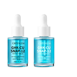 GREENLEM GHK-Cu Snap-12 Peptide Soin de la peau Sérum pour le visage Réduction des rides Réparation de la peau Sérum au cuivre bleu GHK-Cu en stock - Product Image 1
