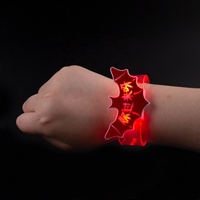 Bracelet d'Halloween LED personnalisé Offre Spéciale Bracelet au néon Fourniture d'accessoires de fête de vacances