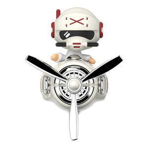 Bear <span class=keywords><strong>Pilot</strong></span> Propeller Car Perfume Auto Outlet Vent Clip Nuevo modelo Vehículo Fragancia Ambientador perfumado Hecho de plástico duradero - Product Image 6