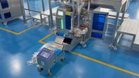 Machine automatique de comptage et d'emballage de pièces détachées avec 3 bacs vibrants pour vis, écrous, supports et fixations
