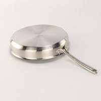 Poêle grill antiadhésive en acier inoxydable 304 de qualité alimentaire, surface striée, compatible avec tous les types de cuisinières, idéale pour les steaks