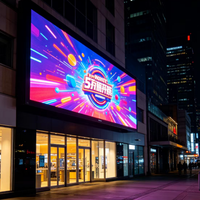 Pantalla LED Comercial para Exteriores de 7000cd con Resolución 4K, Resistente al Agua, CMS/RDM Basado en la Nube para Fachadas de Centros Comerciales