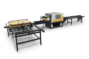 25-30 m/min Velocidad <span class=keywords><strong>de</strong></span> corte Aserradero portátil <span class=keywords><strong>Nogal</strong></span> Multi Blade Rip Saw Machine - Product Image 2