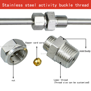 Thermocouple/Thermoresistance baja tahan karat, benang lengan baja tahan karat benang tetap dapat disesuaikan - Product Image 4