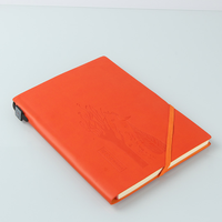 Bloc-notes personnalisé en cuir PU, papier A5 avec Logo personnalisé pour agenda, agenda, carnet de notes