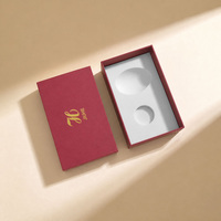 Boîte à insertions en mousse personnalisées, insertions carrées en mousse de qualité supérieure avec plateau pour cristaux, pour cadeaux de luxe, emballage cadeau de luxe