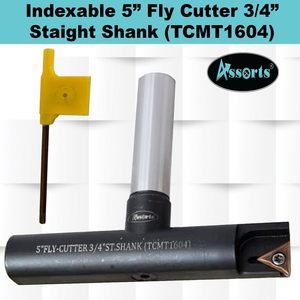 Juego de 5 fresas de carburo de un solo filo con vástago recto de 3/4 pulgadas para centro de mecanizado CNC - Product Image 6