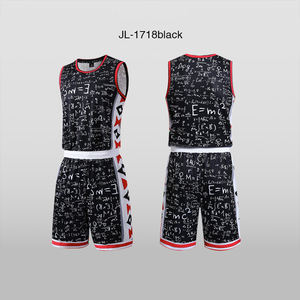 Nuovi Design <span class=keywords><strong>Serie</strong></span> Matematica Maglie da Basket per Ragazzi in Rete 100% Poliestere Traspirante Divisa da Basket Neutra - Product Image 6