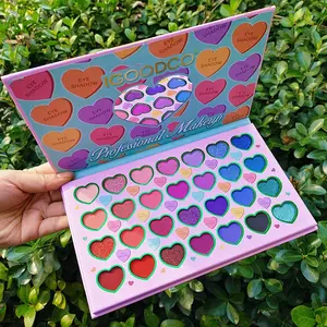 Bán buôn 28 màu giá rẻ Nhà cung cấp bóng mắt tàn ác miễn phí Matte Eyeshadow Vegan maquillaje sang trọng đầy màu sắc Eyeshadow Palette