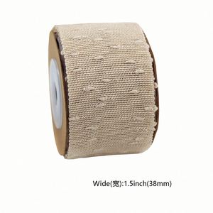 Nouvel arrivage : Ruban en maille suisse ajouré de 3,8 cm pour bordure de voile de mariée et de voile facial, 10 yards/rouleau - Product Image 5