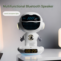 M80 Speaker BT Audio nirkabel AI cerdas terlaris Robot Desktop portabel WiFi Jam konfigurasi Alarm Radio FM AUX plastik