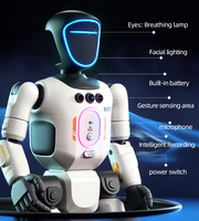 Nouvelle Arrivée Robot Humanoïde IA Moderne Programmable Rechargeable Grande Taille avec Télécommande, Fonction Lampe Torche, Danse, Marche et Dialogue