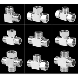 Y4 G1/2 "connexion filetée, filetage ID/OD 19.8mm capuchon mobile <span class=keywords><strong>Flexible</strong></span> pivotant en forme de Y connecteur de tuyau coupleur <span class=keywords><strong>adaptateur</strong></span> - Product Image 6