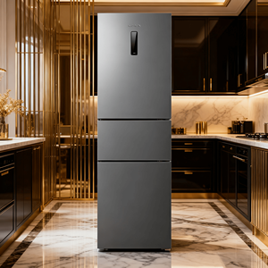 Xinfei 281L Refrigerador sin escarcha de bajo consumo con congelador, refrigerador moderno de tres puertas para uso doméstico y de pequeñas empresas - Product Image 2