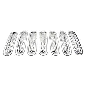 Parachoques delantero de acero resistente clásico con ganchos y revestimiento de polvo negro para <span class=keywords><strong>Jeep</strong></span> Wrangler 2007-2017 JK, accesorios para automóviles - Product Image 4