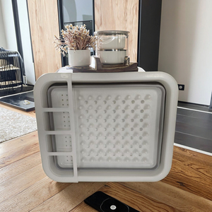 Égouttoir à vaisselle multifonctionnel moderne en plastique de haute qualité, support de rangement pour bols et assiettes, <span class=keywords><strong>outils</strong></span> de nettoyage de cuisine - Product Image 4