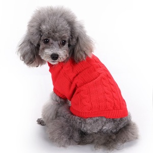 <span class=keywords><strong>Pull</strong></span> d'hiver <span class=keywords><strong>pour</strong></span> <span class=keywords><strong>chien</strong></span> en tricot, Design classique, noël, accessoires <span class=keywords><strong>pour</strong></span> animaux de compagnie, vêtements solides, 9 couleurs, - Product Image 2