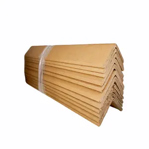 Kraft paper L - type corner protector paper products customized transportation packaging corner protector edge