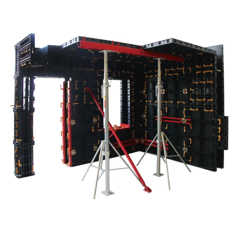 Lightweight easy Installing outdoos plastic pp stairs formwork support