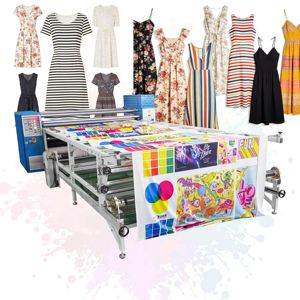 เครื่องพิมพ์แบบราบอัตโนมัติรุ่นใหม่จากโรงงานโดยตรง เครื่องคาลันดราแบบม้วนต่อม้วน สำหรับพิมพ์ผ้าโพลีเอสเตอร์แบบซับลิเมชั่น - Product Image 2