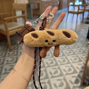 Nuevo Llavero Creativo 2025 con Forma de Nube de Peluche de Chocolate Suave con Luz LED, Colgante de Cuerda Tejida a Mano, Llavero para Coche, Lindo para Mochila - Product Image 2