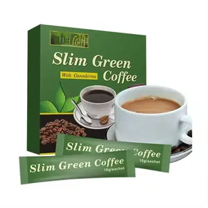 Slim Green Coffee herbal Natural kopi, penurunan berat badan instan sehat bubuk kontrol Diet hijau kopi untuk pelangsing