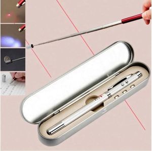 Modern Multifunction Ballpoint Pen with Infrared Telescopic Pointer Creative Fashion Business Office Gift <b>Writing</b> <b>Pencil</b> Case - Product Image 1