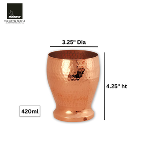 Verres traditionnels Golepait en verre de cuivre de luxe écologiques de haute qualité pour les hôtels restaurants service de mariage en gros - Product Image 2