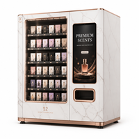 Máquina expendedora inteligente Smart Lift, equipo de venta de cajas sorpresa de juguetes de moda con caja de luz LED y puerto de recogida antipinzamiento