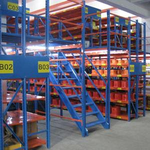 China Custom Warehouse Warehouse Steel Shelves Mezzanine Shelves Adjustable <strong>Attic</strong> Office Floor - Product Image 2