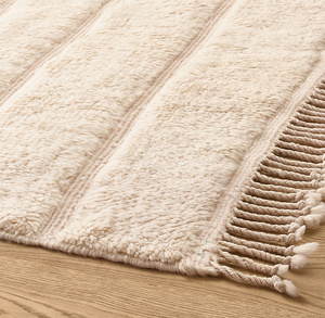 Tapis marocain en laine fait main de luxe, tapis berbère noué à la main, motif personnalisé, tapis pour salon, chambre, bureau et hôtel - Product Image 5