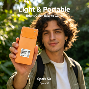 Spark 50, Nueva Tecnología, Android 15/16/17, Celulares Baratos Ultra, 128 GB Máx., Desbloqueados, Smartphones 5G - Product Image 1