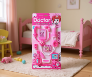 Juego de juguetes de doctor para niñas, kit médico de plástico para juego de simulación DR-2009 - Product Image 2